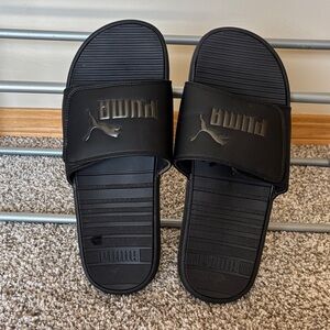 Puma Men's Black Slide Sandals